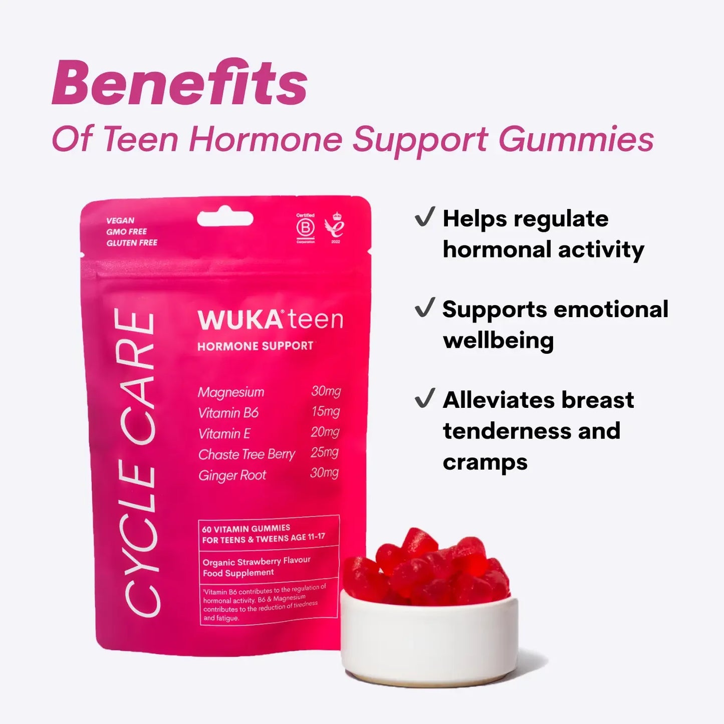 PMS gummies for teens - benefits of PMS gummies