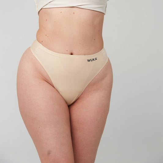 WUKA Stretch Thong - Light Nude