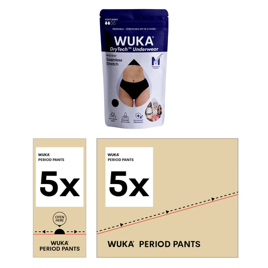 WUKA DryTech Midi Brief - 5 Pack SRP